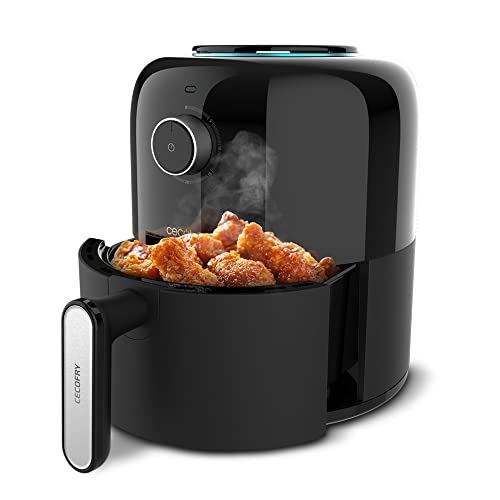 Cecotec Freidora de aire Cecofry Pixel 2500. 1000 W, 2,5 L, Temporizador, Control de temperatura, Pies anti-deslizantes.