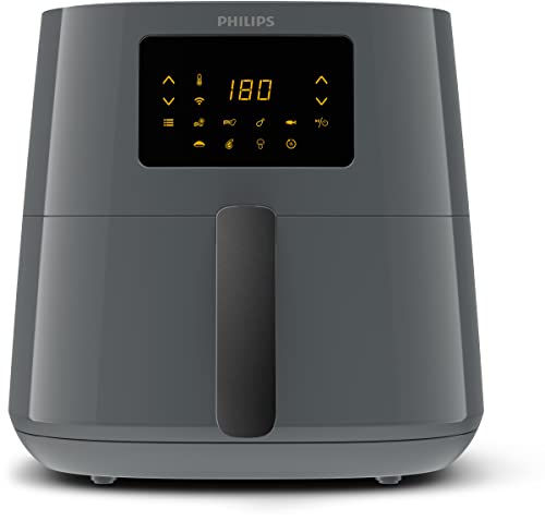 Philips Airfryer Essential XL Digital HD9280/60, freidora libre de aceite, 1.2 kg, tecnolog�a de aire r�pido, 7 preajustes, gris