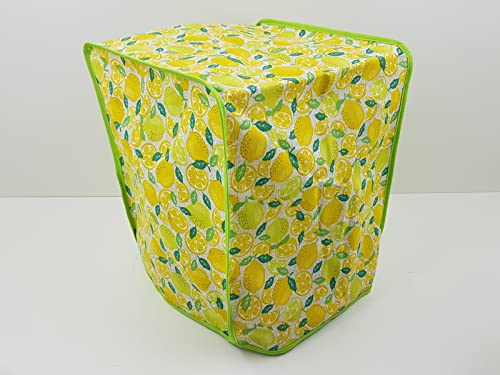Funda de tela antimanchas resinada, impermeable. compatible con freidora sin aceite Cecotec/Cecofry de 2.5l, 5 l. y 5.5 litros. Protege su máquina de grasa, polvo salpicaduras. Medidas 31x27x33